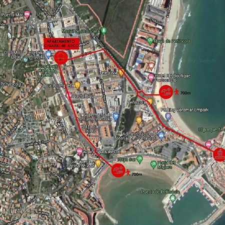 Atico Nuevo Con Terraza Peniscola Apartman Kültér fotó