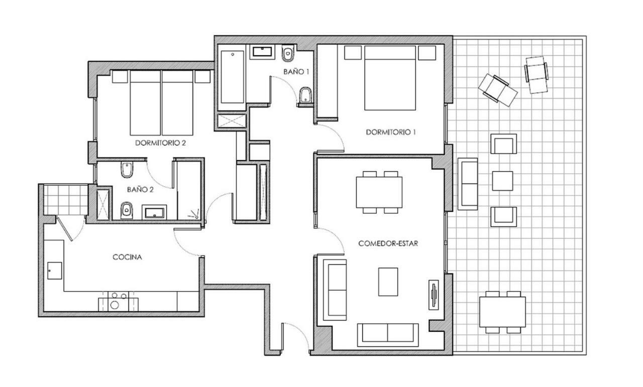 Atico Nuevo Con Terraza Peniscola Apartman Kültér fotó